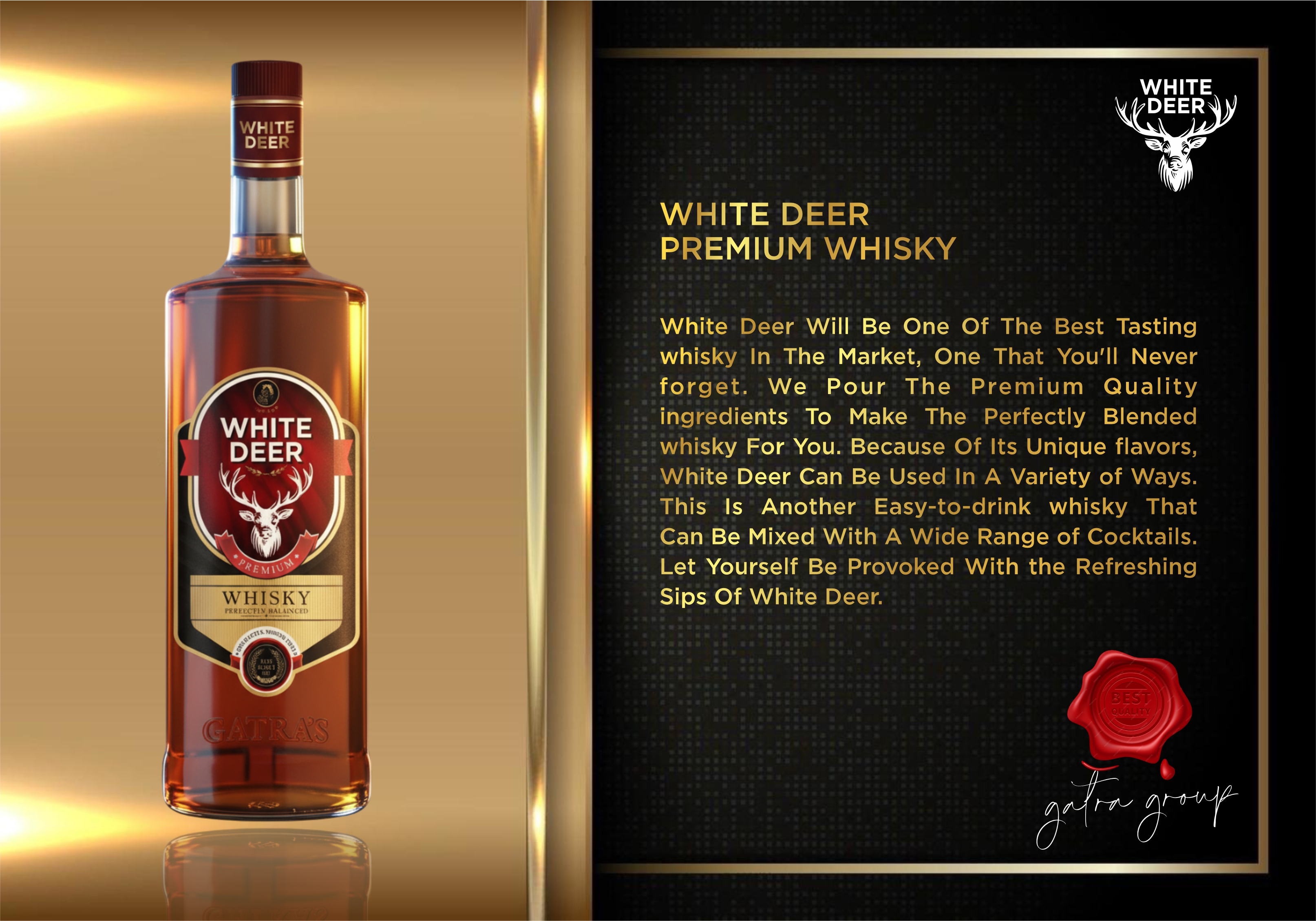 White Deer Premium Whisky